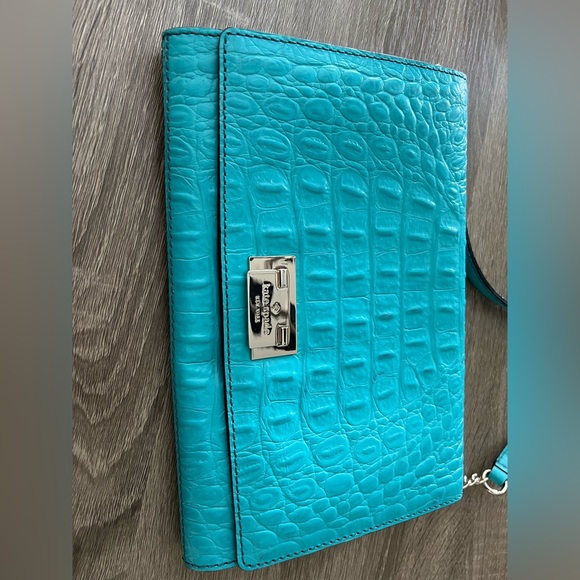 EUC Kate Spade Tiffany Blue Purse - Picture 6 of 13